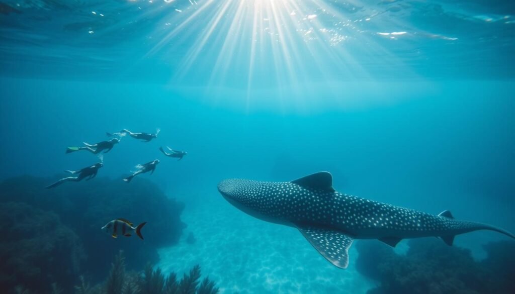 swimming with whale sharks in La Paz swimming with whale sharks in La Paz